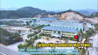 Double Capacity Overhead Carbon Fiber Conductor Composite Core Corrosion Resistant